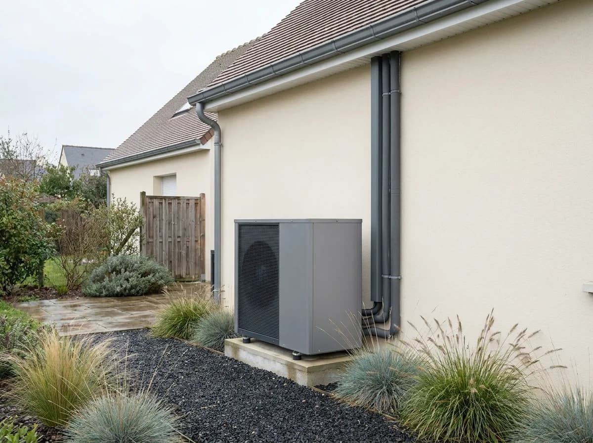 Pompe à chaleur air/eau sur pavillon